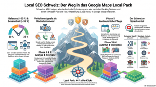 Local SEO Schweiz — Der Weg in das Google Maps Local Pack in 5 Phasen